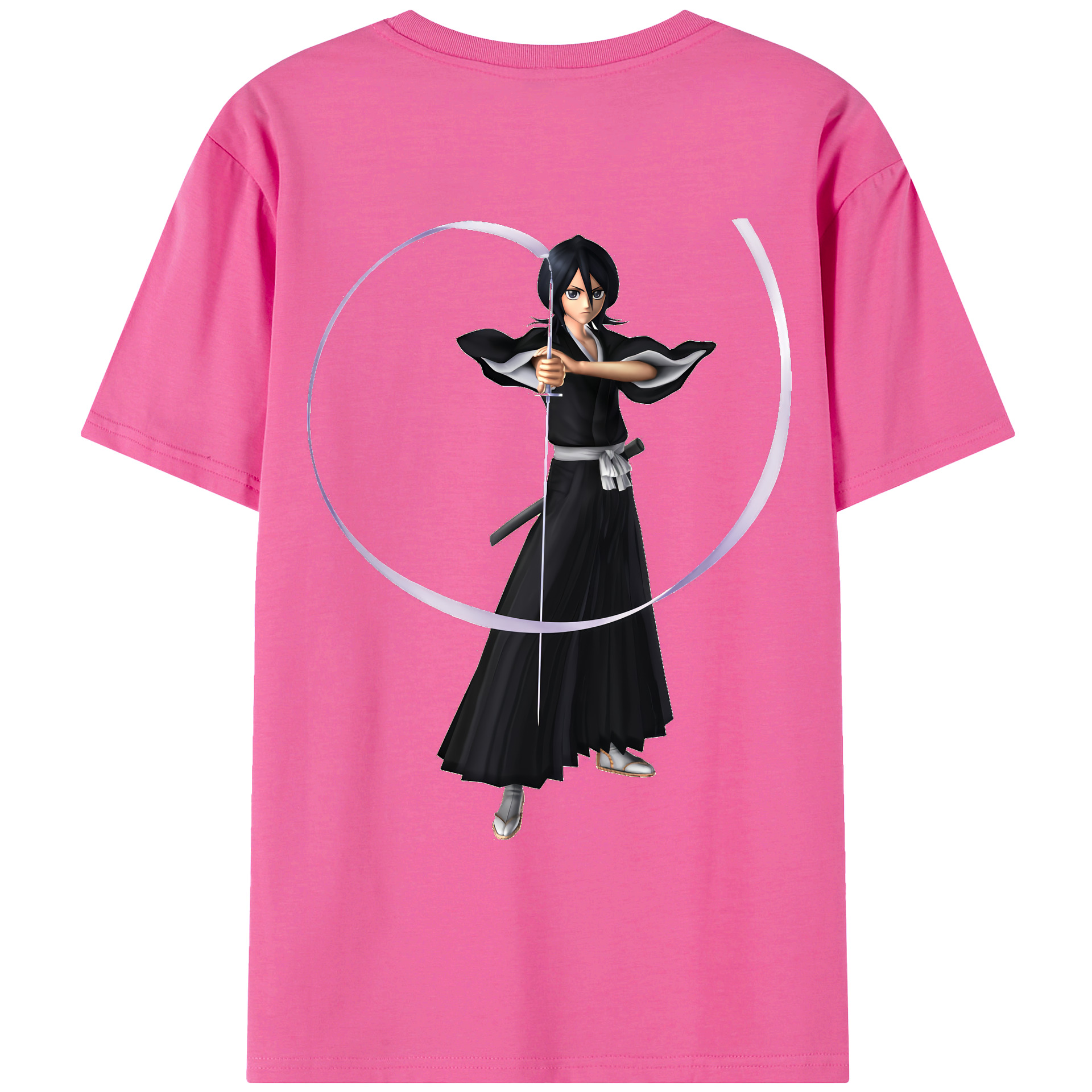 （画像用） ブリーチ 朽木ルキア BLEACH Kuchiki Rukia レディース半袖Tシャツ(バックプリント)